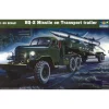 Maquette militaire : Missile HQ-2 sur remorque de transport - Trumpeter