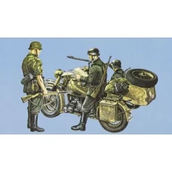 Maquette moto BMW R75 avec Side car - Italeri