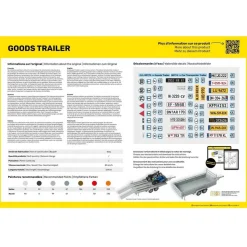 Maquette remorque : Goods Trailer - Heller