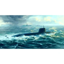 Maquette sous-marin : Sous-marin japonais d'attaque de classe Soryu - Trumpeter