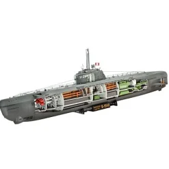Maquette sous-marin : U-Boot Type XXI U 2540 & Interieur - Revell