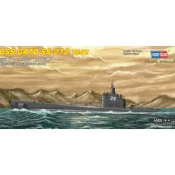 Maquette sous-marin : USS Gato SS-212 1941 - Hobby Boss