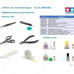 Maquette vehicule militaire : British 2to. 4x2 Ambulance - Tamiya