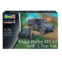 Maquette vehicule militaire : Krup Protze KFZ with 3.7 cm Pak - Revell