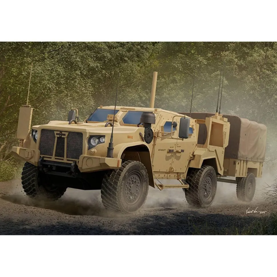 Maquette véhicule militaire : M1280 LMTV /W M1101 Tactical Trailer (LTT) en 1:35 - I love Kit
