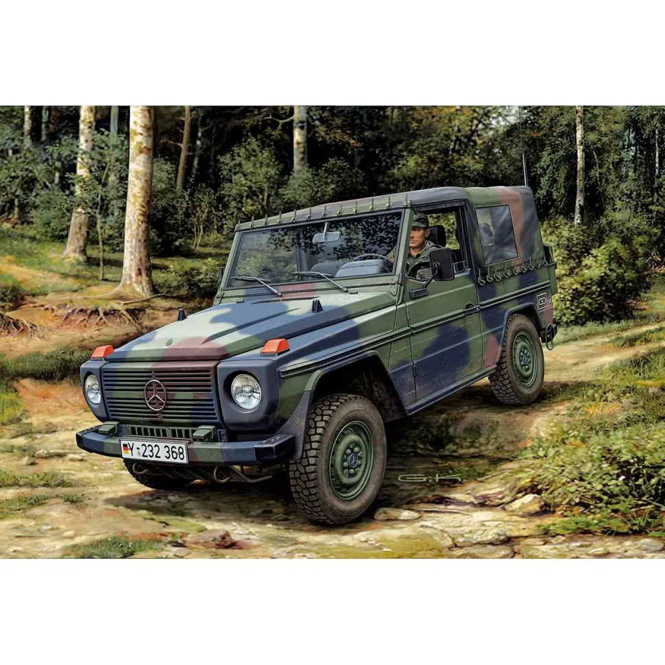 Maquette véhicule militaire : Camion gl light : Wolf - Revell