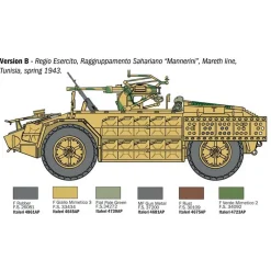 Maquette véhicule militaire : AS 42 Sahariana en 1:72 - Italeri