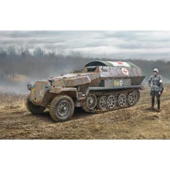 Maquette véhicule militaire : Ambulance Sd.Kfz.251/8 - Italeri