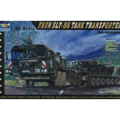 Maquette véhicule militaire : Camion FAUN SLT-56 - Trumpeter