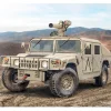 Maquette véhicule militaire : HMMWV M1036 Blindé de remorquage - Italeri