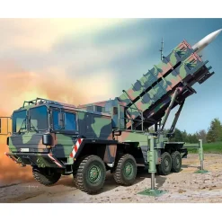 Maquette véhicule militaire : Patriot Abschussrampe Auf 15t mil gl Br A1 - Trumpeter