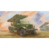 Maquette véhicule militaire : Véhicule lance-roquettes soviétique 2B7 BM-13 NM - Trumpeter