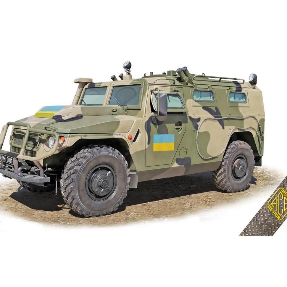 Maquette véhicule militaire : ASN 233115 Tiger-M SpN en Ukraine - ACE