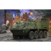 Maquette véhicule militaire : M1129 Stryker Mortar Carrier w. 120mm - Trumpeter