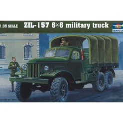 Maquette véhicule militaire : Camion militaire ZIL-157 6X6 - Trumpeter