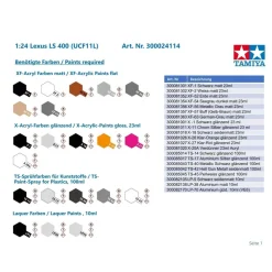 Maquette voiture : Lexus LS 400 - Tamiya