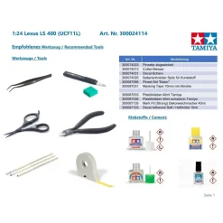 Maquette voiture : Lexus LS 400 - Tamiya
