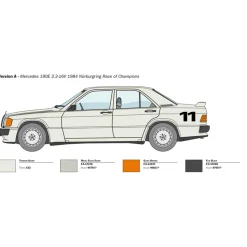 Maquette voiture : Mercedes-Benz 190E 2.3 16V - Italeri
