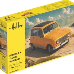 Maquette voiture : Renault 4 TL/GTL Sun Roof - Heller