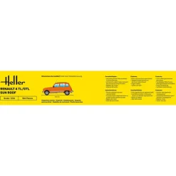 Maquette voiture : Renault 4 TL/GTL Sun Roof - Heller