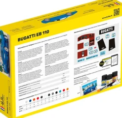 Maquette voiture : Starter Kit : Bugatti Eb 110 - Heller
