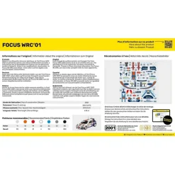 Maquette Voiture : STARTER KIT- Focus WRC'01 - Heller