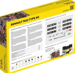Maquette voiture : Starter Kit : Renault Taxi Type AG - Heller