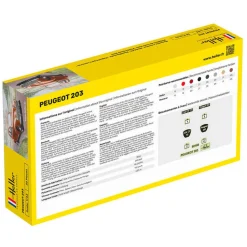 Maquette voiture : Starter Kit : Peugeot 203 - Heller