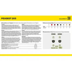 Maquette voiture : Starter Kit : Peugeot 203 - Heller