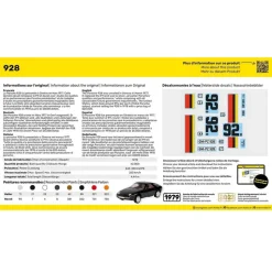 Maquette Voiture : STARTER KIT- Porsche 928 - Heller