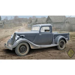Maquette Voiture : WWII Soviet Pick-Up Gaz M-415 - ACE