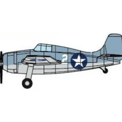Maquettes avions : Set de 4 mini avions F4F-4 WILDCAT - Trumpeter