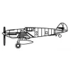Maquettes avions : Set mini avions BF109T - Trumpeter