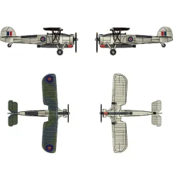 Maquettes avions : Set mini avions Fairey Swordfish - Trumpeter