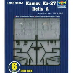 Maquettes hélicoptères : Set 6 mini Kamov Ka-27 - Trumpeter