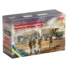 Maquettes véhicules et figurines : Forces expéditionnaires américaines en Europe, 1918 - ICM