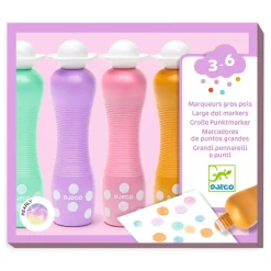 Marqueurs gros pois Pearly (4 marqueurs) - Djeco