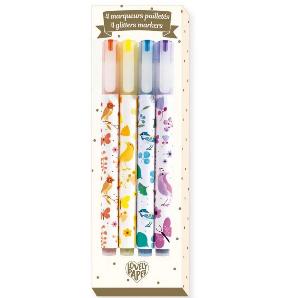 Marqueurs pailletés Tinou - Djeco