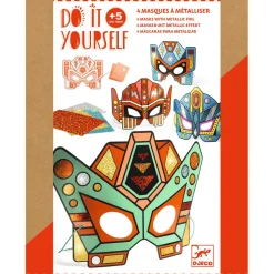 Masques à métalliser DIY : Super Robots - Djeco