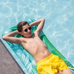 Matelas Aquatique - Transparant Tropical Vert - Swim Essentials