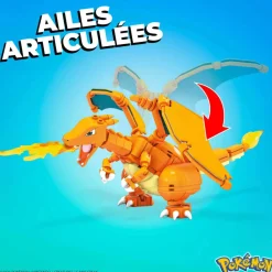 Mega Construx : Coffret Construction Pokémon Évolution Salamèche - MegaConstrux