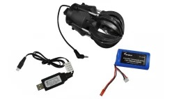 Mercedes-Benz Arocs Licence Camion grue avec benne RTR 1:14 vert - Amewi