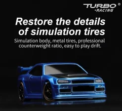 Micro Drift Vert 1/76 Turbo Racing - Turbo Racing