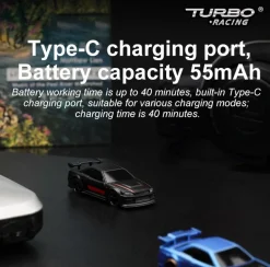 Micro Sport Noire 1/76 Turbo Racing - Turbo Racing