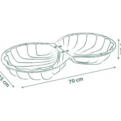 Mini bac à sable garni - Smoby