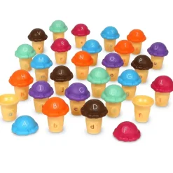 Mini Cônes glaces lettres - Learning Resources