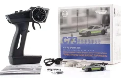 Mini Micro Rally 1/76 Gris/vert Turbo Racing - Turbo Racing