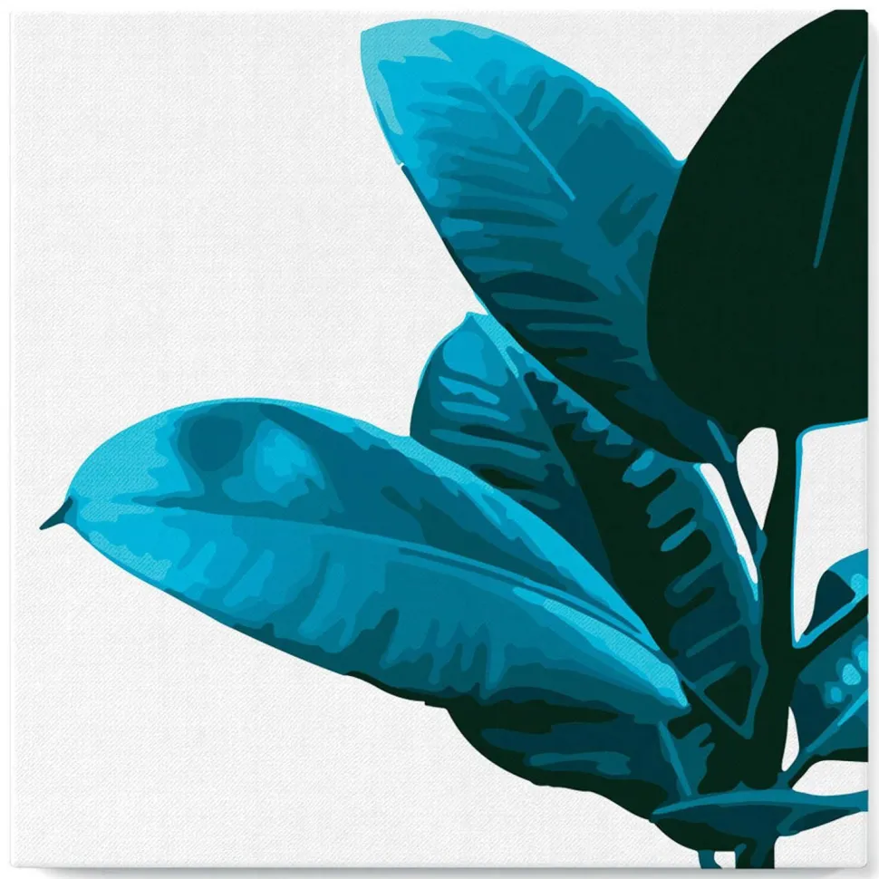 Mini peinture au numéro : Caoutchouc - toile tendue sur chassis - Figured'Art