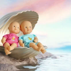 Mini poupon 20 cm : bain bleu - Corolle