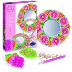 Miroir Mosaïque : Fleurs à Diamanter - Sentosphère